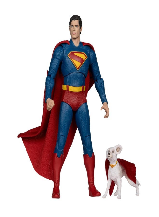 McFarlane Toys DC Theatrical Deluxe 7in WV1 - Superman with Krypto (Superman Movie) - Image 1